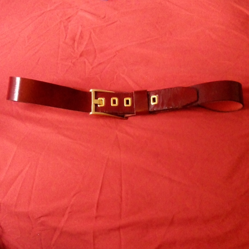 (2 for $20) Real Leather Red Belt.